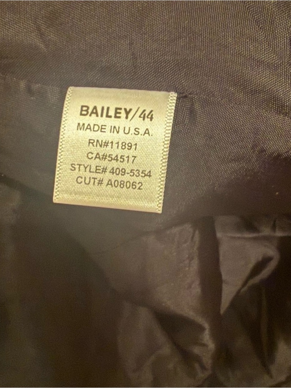 Navy Velvet Blazer Bailey/44 with black Satin Lapel size XS - Picture 6 of 6